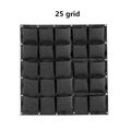 Hanging Plant Wall with 25 Pockets - Black
