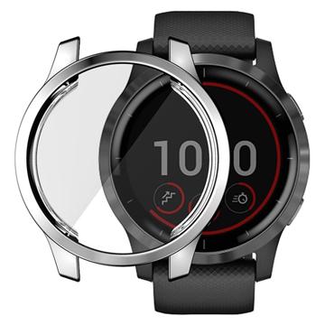 Hat Prince Garmin Venu 2 TPU Maska sa Zaštitnim Staklom - 45mm - Srebrna