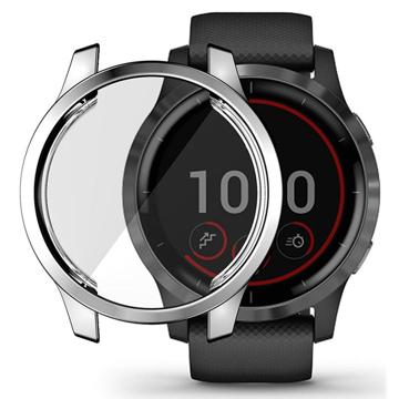 Hat Prince Garmin Venu 2S TPU Maska sa Zaštitnim Staklom - 40mm - Srebrna