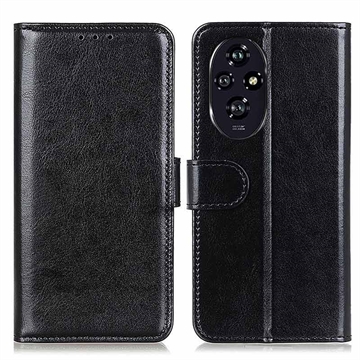 Honor 200 Wallet Case Magnetic Closure - Black