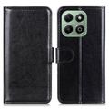 Honor X6b Wallet Case Magnetic Closure - Black