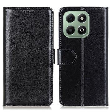 Honor X6b Wallet Case Magnetic Closure - Black