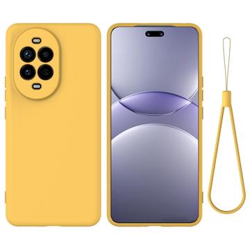 Huawei Nova 13 Pro Liquid Silicone Case with Hand Strap