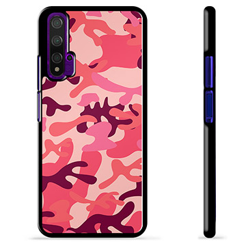 Huawei Nova 5T Zaštitna Maska - Pink Kamuflaža