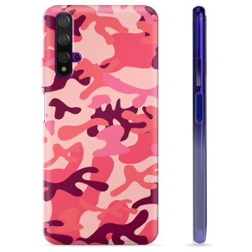 Huawei Nova 5T TPU Maska - Pink Kamuflaža