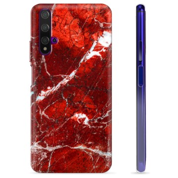 Huawei Nova 5T TPU Maska - Crveni Mermer