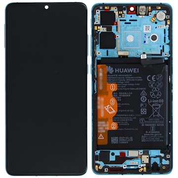 Huawei P30 LCD Displej (Service pack) 02352NLN - Aurora Plava