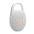 JBL Clip 5 Waterproof Bluetooth Speaker - White