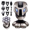 JK-2016 Full Body Washable 5-in-1 Multifunctional Electric Shaver with Digital Display