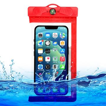 Large Universal Waterproof Case w. Compass - 7.5"