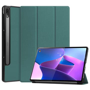 Lenovo Tab P12 Pro Tri-Fold Serija Smart Zaštitna Futrola - Zelena