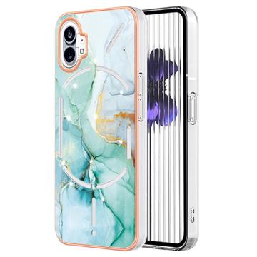 Marble Pattern Galvanizirana IMD Futrola za Nothing Phone (1) TPU