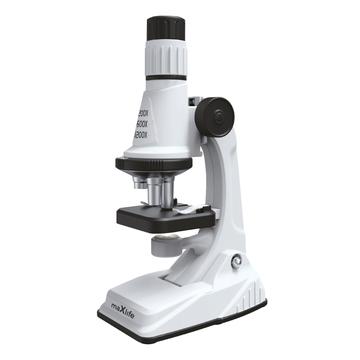 Maxlife MXMS-100 Educational Microscope for Kids - 200x/600x/1200x - White