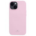 iPhone 15 Mercury Goospery Glitter TPU Maska - Roze