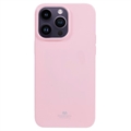 iPhone 15 Pro Max Mercury Goospery Glitter TPU Maska - Roze