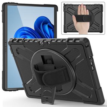 Microsoft Surface Pro 8 Heavy Duty 360 Maska sa Trakom za Šaku - Crna