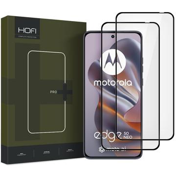 Motorola Edge 50 Neo Hofi Premium Pro+ Zaštitno Kaljeno Staklo - 9H - 2 Kom. - Crne Ivice