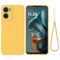 Motorola Moto G05/E15 Liquid Silicone Case with Hand Strap