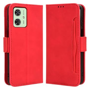 Motorola Moto G54 Cardholder Serija Futrola-Novčanik - Crvena