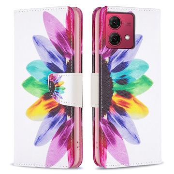 Motorola Moto G84 Wonder Series Futrola-Novčanik - Flower