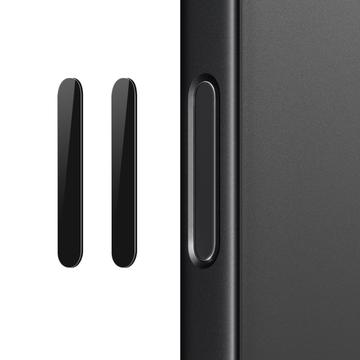 Northjo Camera Control Button Tempered Glass Protector for iPhone 16 Pro/16 Pro Max/16/16 Plus - 2 Pcs. - Black