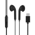 Obal:Me Wired USB-C Earphones with Microphone - Black