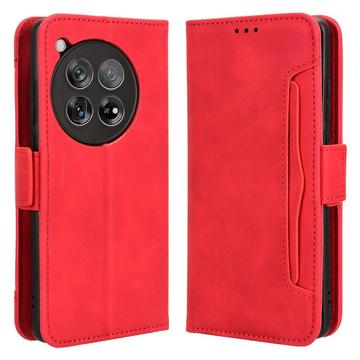 OnePlus 12R/Ace 3 Cardholder Serija Futrola-Novčanik - Crvena