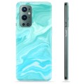 OnePlus 9 Pro TPU Maska - Plavi Mermer