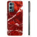 OnePlus 9 Pro TPU Maska - Crveni Mermer