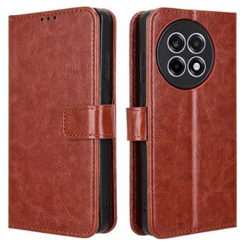 OnePlus Ace 5/5 Pro/13R Wallet Case Magnetic Closure - Brown