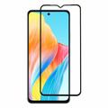 Oppo A58 4G Full Cover Zaštitno Kaljeno Staklo - 9H - Crne Ivice