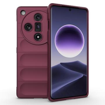 Oppo Find X7 Rugged Serija TPU Maska - Boja Vina