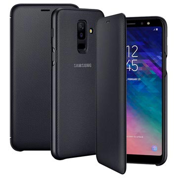 Samsung Galaxy A6+ (2018) Wallet Cover EF-WA605CBEGWW (Otvoreno pakovanje - Odlično stanje) - Crni