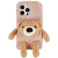 3D Plush Doll iPhone 14 Pro TPU Maska