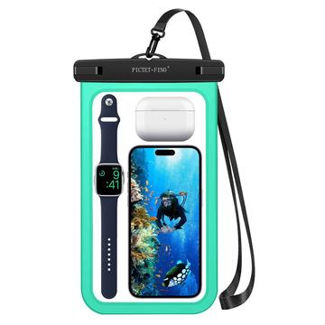 Pictet.Fino RH19 XL Universal Waterproof Case 10" - Cyan