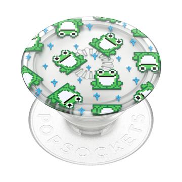 PopSockets PlantCore Stalak & Držač na Izvlačenje - 8 Bit Frogs