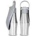 Portable Stainless Steel Dog Water Bottle - 750ml - Grey