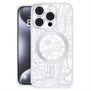 iPhone 16 Plus Prio Elegant Mag Case w. Camera Lens Protector - Silver