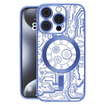 iPhone 16 Pro Prio Elegant Mag Case w. Camera Lens Protector - Blue