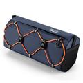 ROCKBROS W012 Bicycle Handlebar Hanging Bag Reflective Polyester Bike Front Storage Bag - Dark Blue