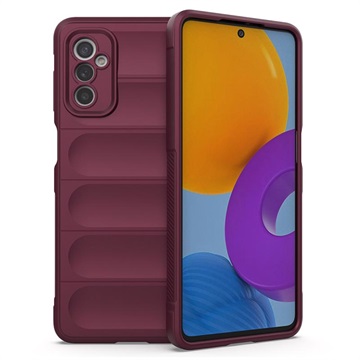 Rugged Serija Samsung Galaxy M52 5G TPU Maska - Bordo