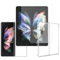 Saii 3-u-1 Samsung Galaxy Z Fold4 Zaštitni Set - Providni - 9H