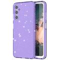 Samsung Galaxy A05s Stylish Glitter Serija TPU Maska - Providno Ljubičasta