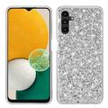 Samsung Galaxy A15 Glitter Series Hibridna Maska - Srebrna