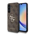 Samsung Galaxy A35 Guess 4G Big Metal Logo Hibridna Maska - Braon