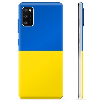 Samsung Galaxy A41 TPU Maska - Žuto i svetlo plavo