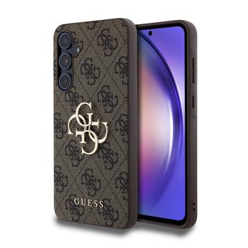 Samsung Galaxy A55 Guess 4G Big Metal Logo Hibridna Maska - Braon