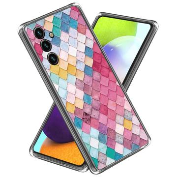 Samsung Galaxy A55 Stylish Ultratanka TPU Zaštitna Maska - Šarene Kockice