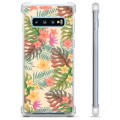 Samsung Galaxy S10 Hibridna Maska - Pink Flowers