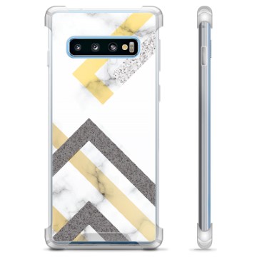 Samsung Galaxy S10+ Hibridna Maska - Apstraktni Mermer